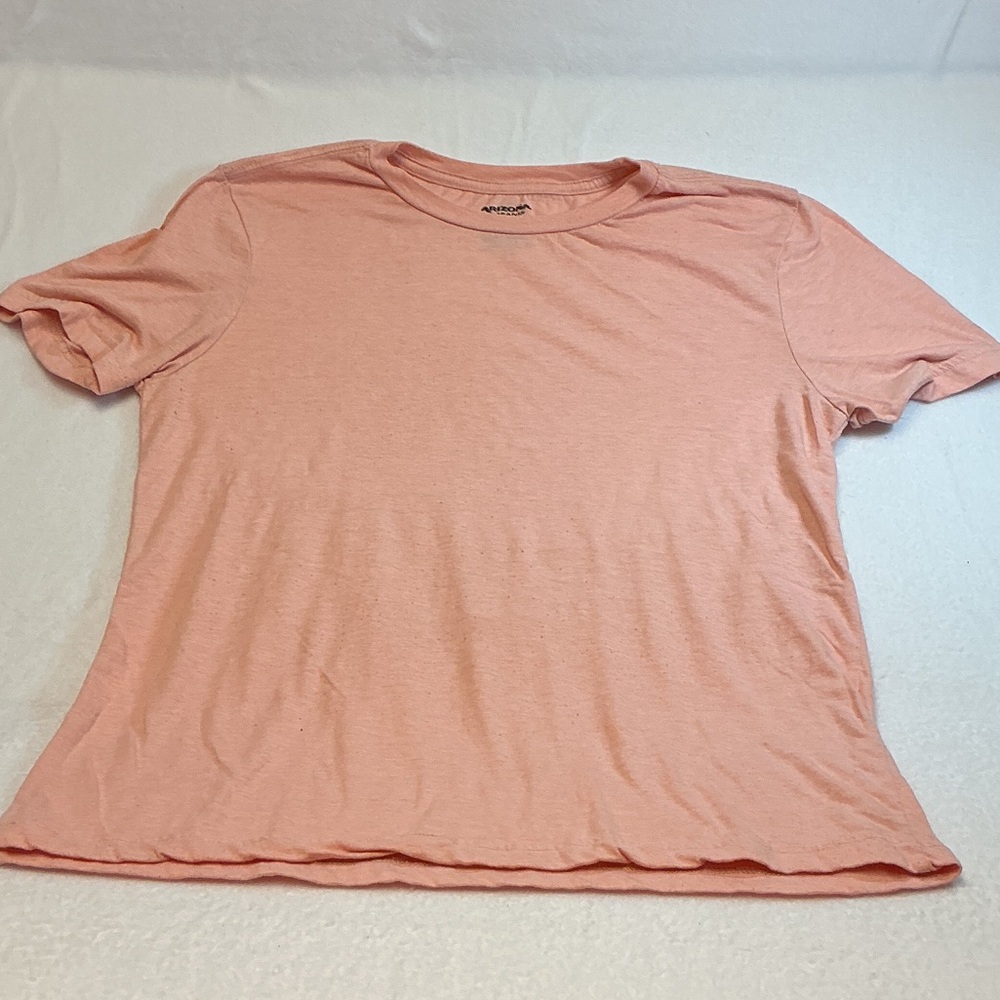 Arizona Jean Company Peach Tee Sz M 0406
